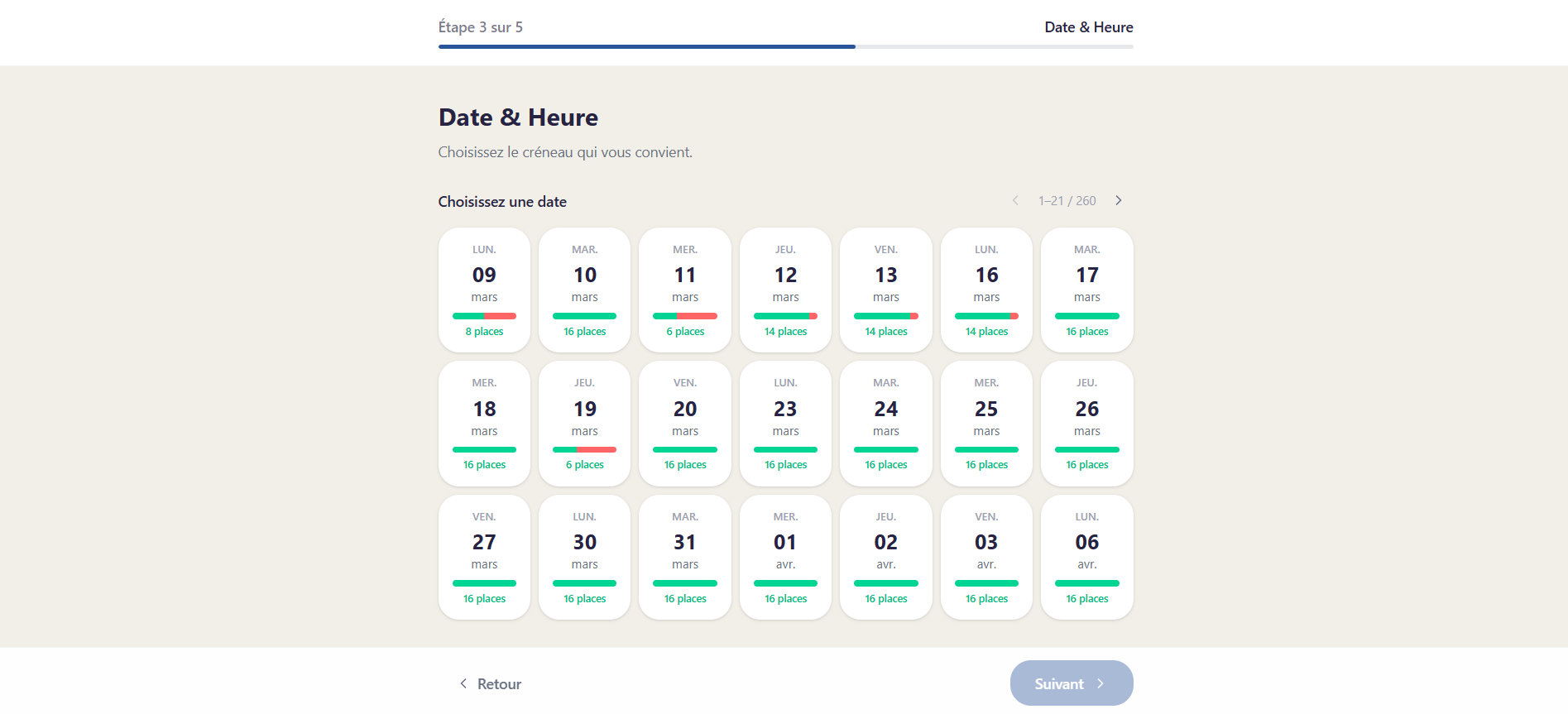 Réservation - Skalo CRM