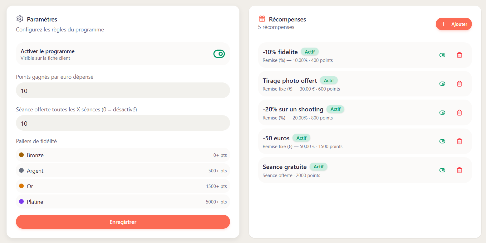 Fidélité - Skalo CRM