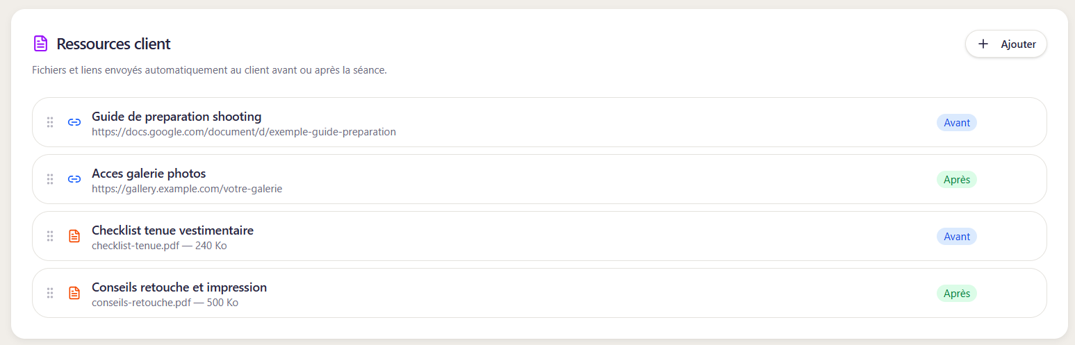 Ressources - Skalo CRM